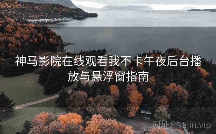 神马影院在线观看我不卡午夜后台播放与悬浮窗指南 第1张 神马影院在线观看我不卡午夜后台播放与悬浮窗指南 第1张